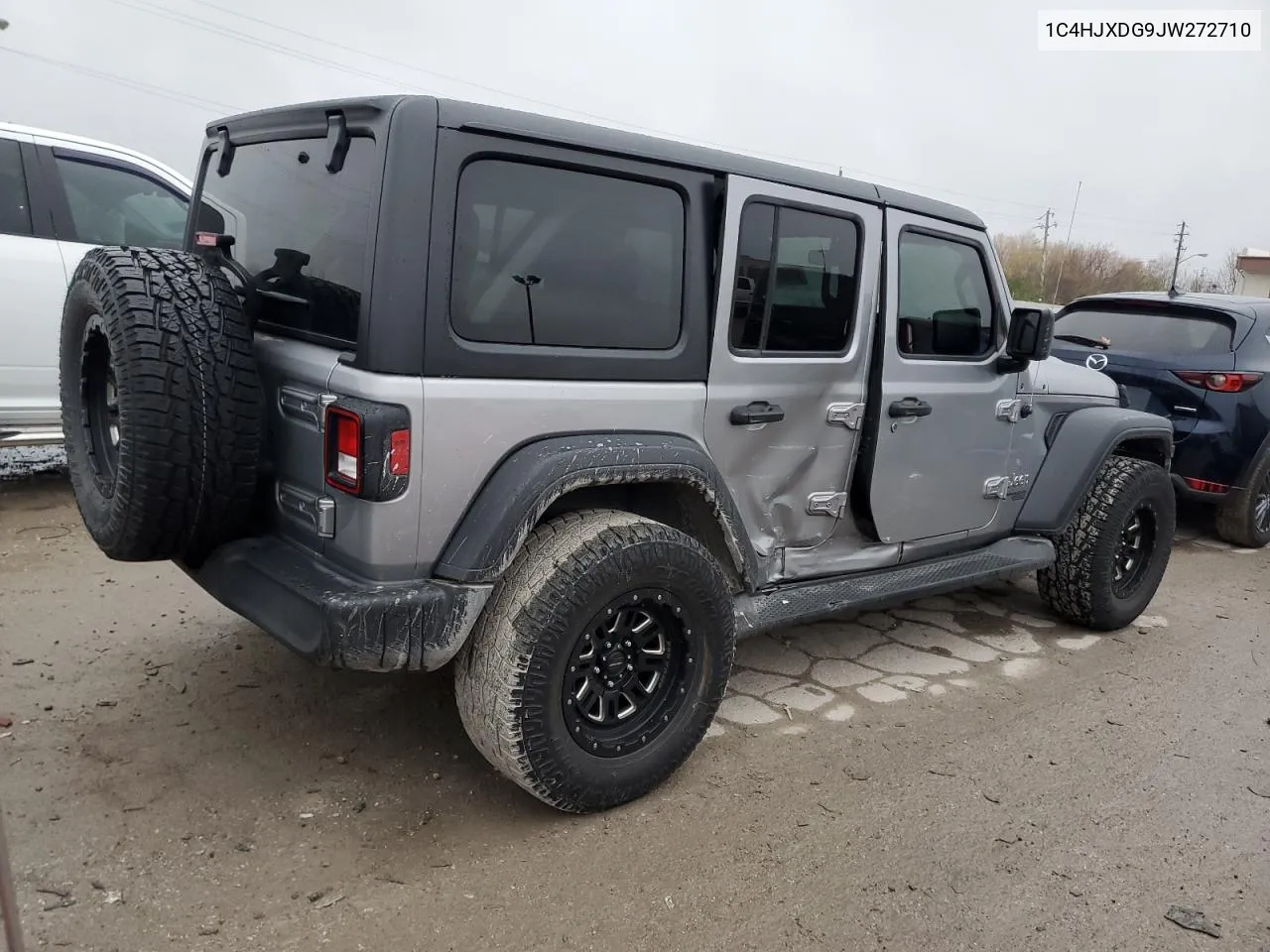 2018 Jeep Wrangler Unlimited Sport VIN: 1C4HJXDG9JW272710 Lot: 80959714