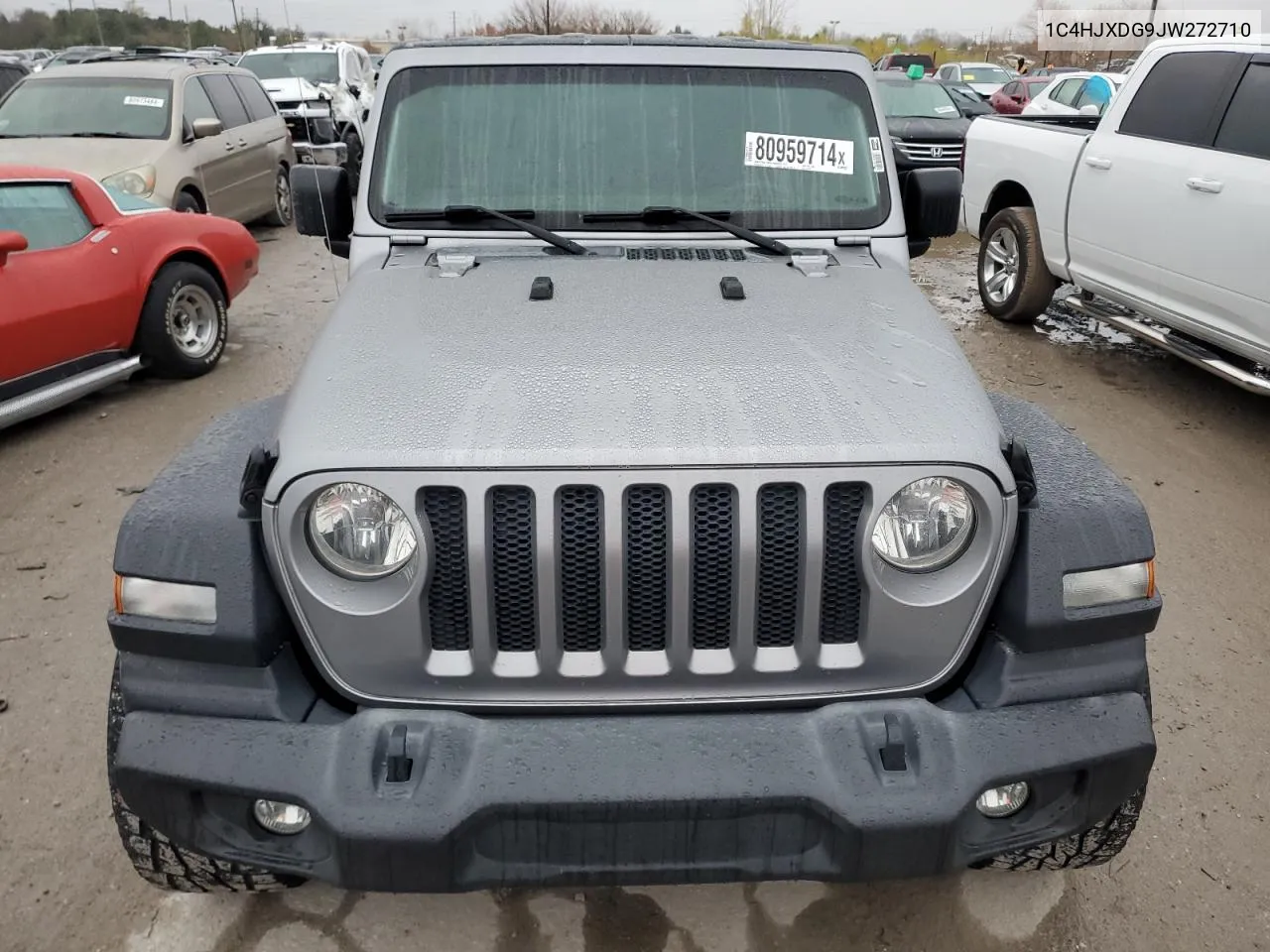 2018 Jeep Wrangler Unlimited Sport VIN: 1C4HJXDG9JW272710 Lot: 80959714