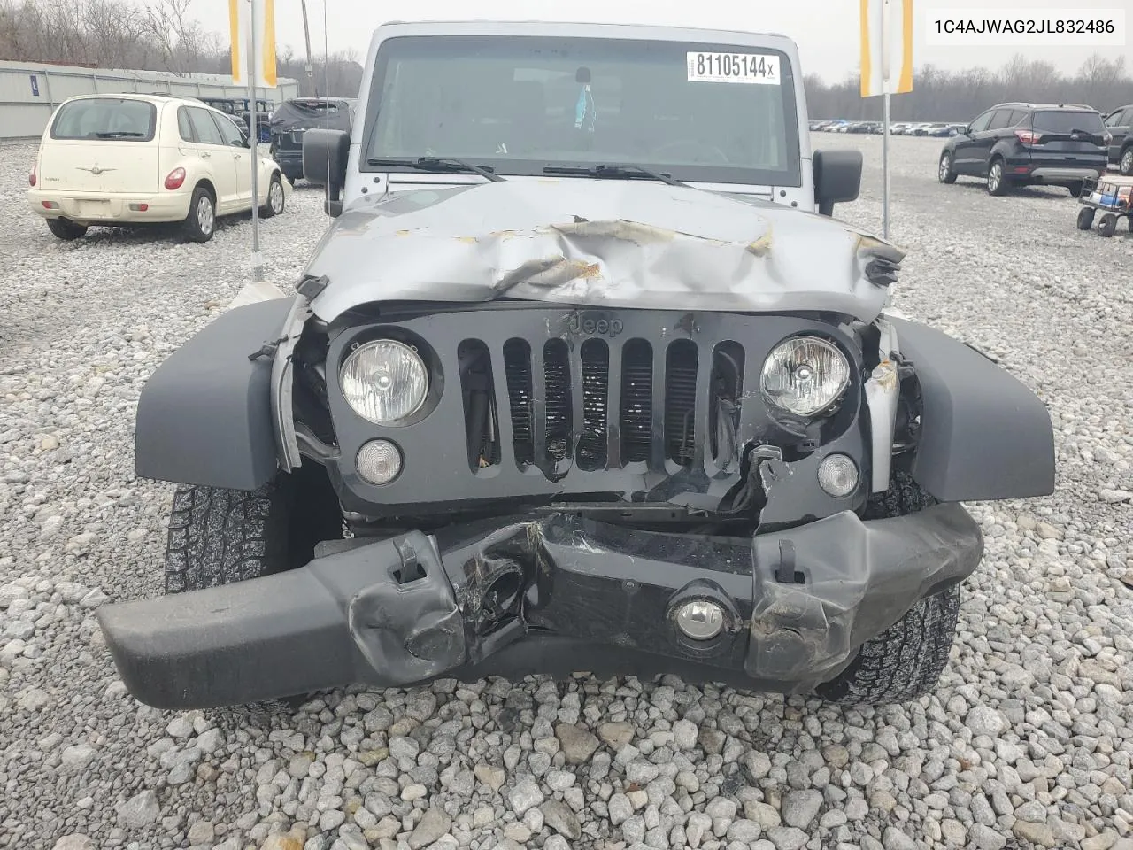 2018 Jeep Wrangler Sport VIN: 1C4AJWAG2JL832486 Lot: 81105144