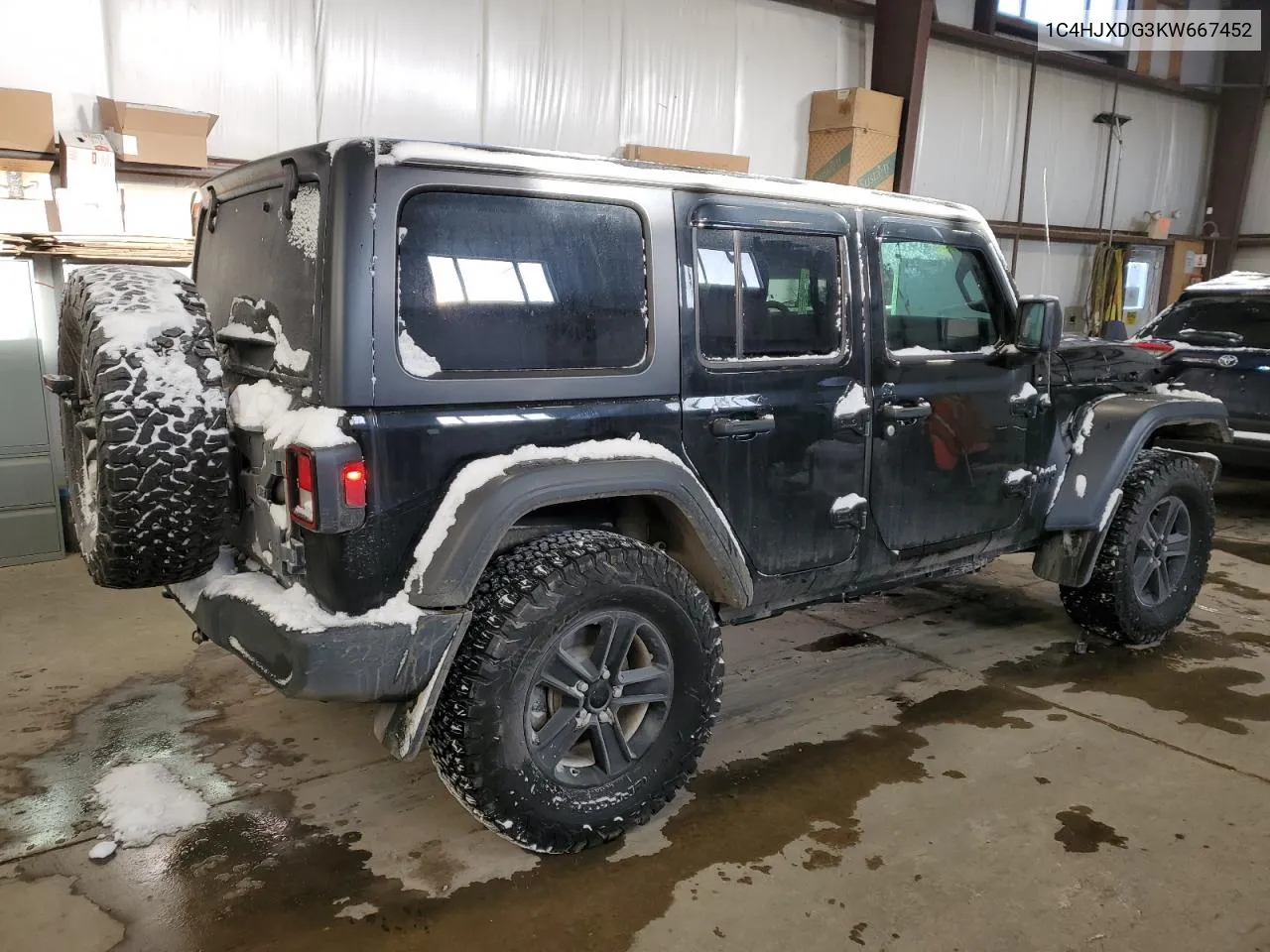 1C4HJXDG3KW667452 2019 Jeep Wrangler Unlimited Sport