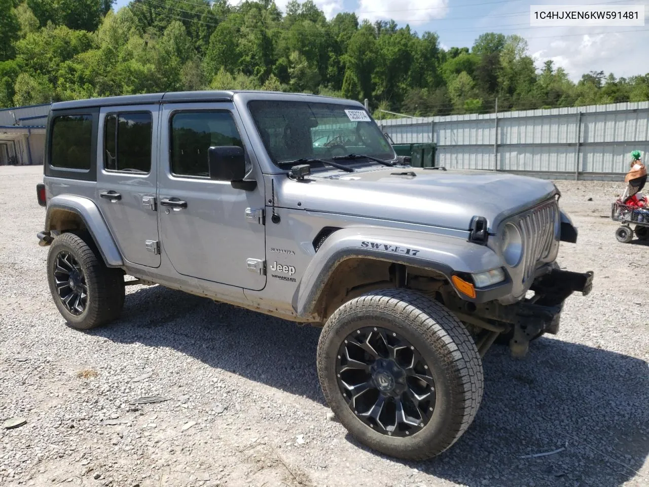 1C4HJXEN6KW591481 2019 Jeep Wrangler Unlimited Sahara