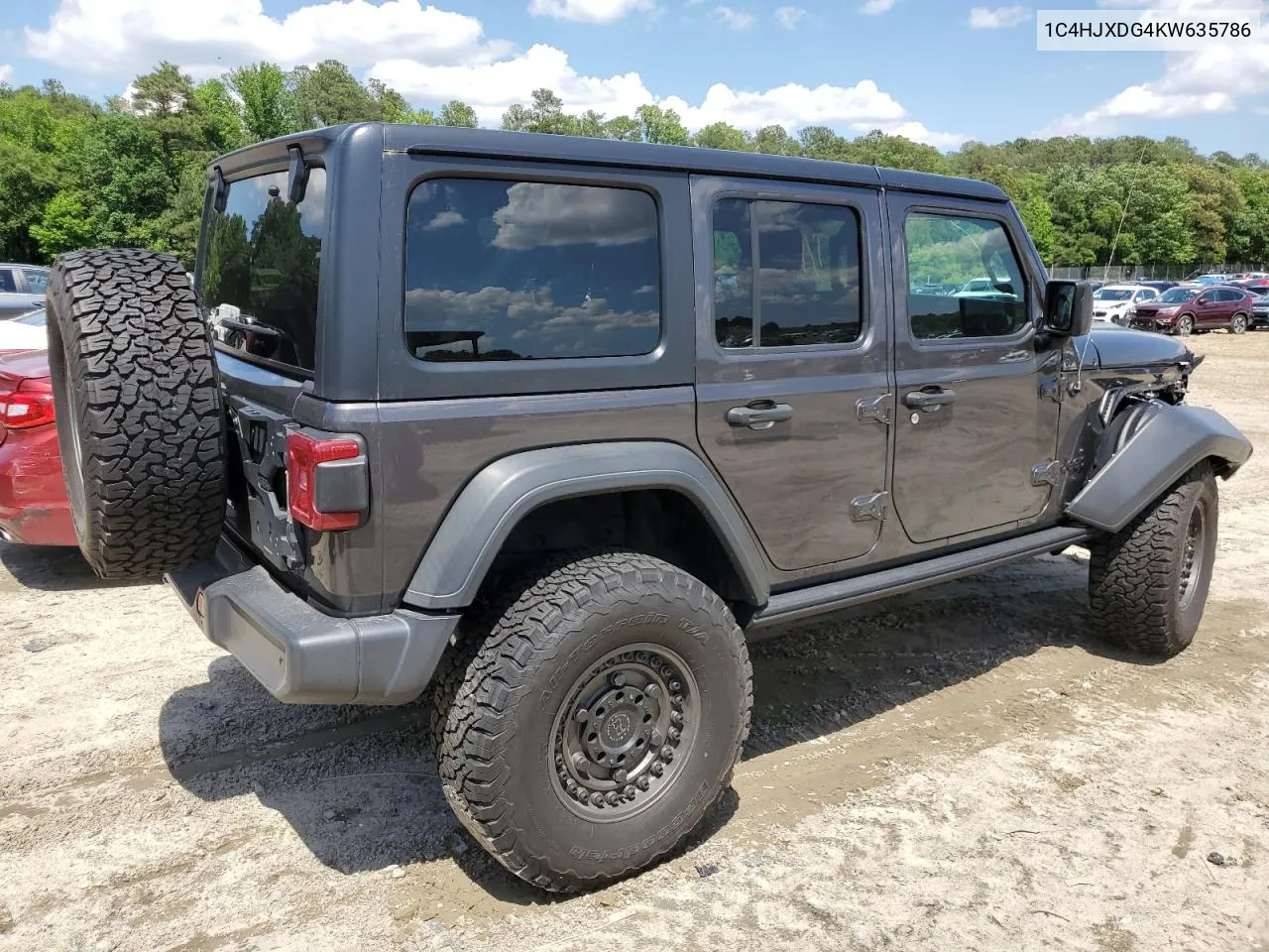 2019 Jeep Wrangler Unlimited Sport VIN: 1C4HJXDG4KW635786 Lot: 54379564