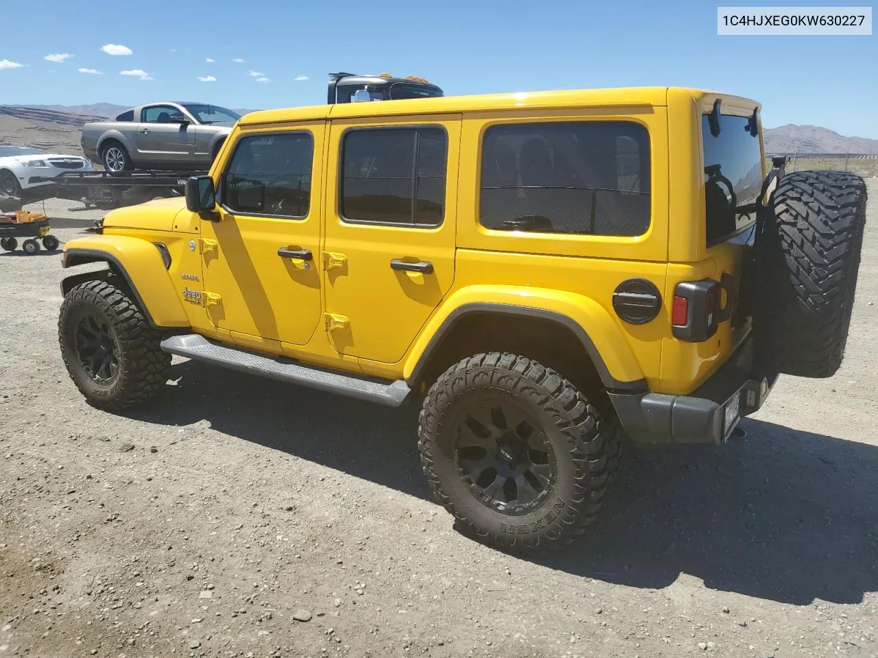 2019 Jeep Wrangler Unlimited Sahara VIN: 1C4HJXEG0KW630227 Lot: 57663784