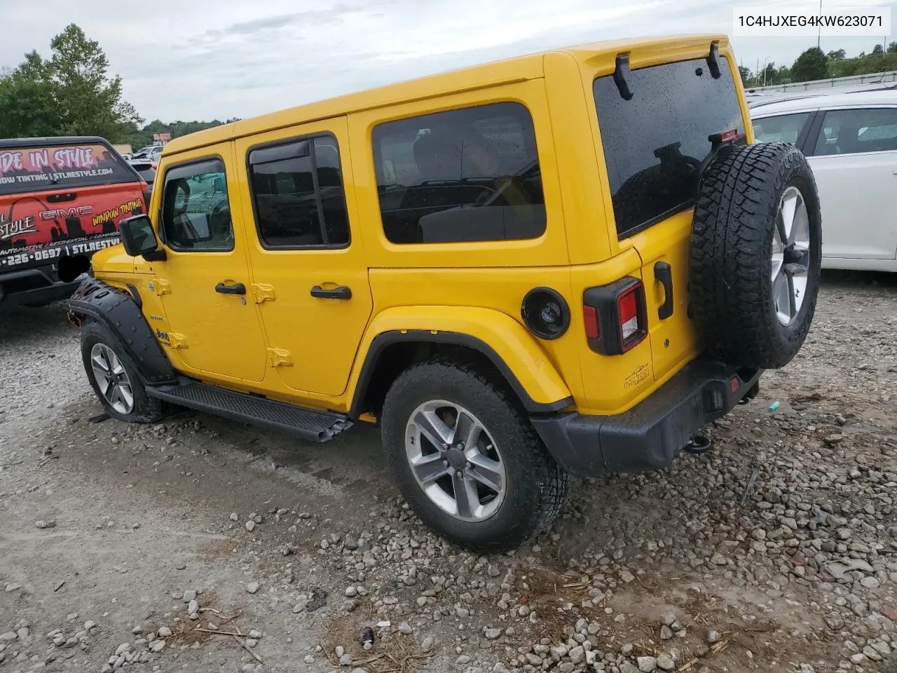 2019 Jeep Wrangler Unlimited Sahara VIN: 1C4HJXEG4KW623071 Lot: 60444034