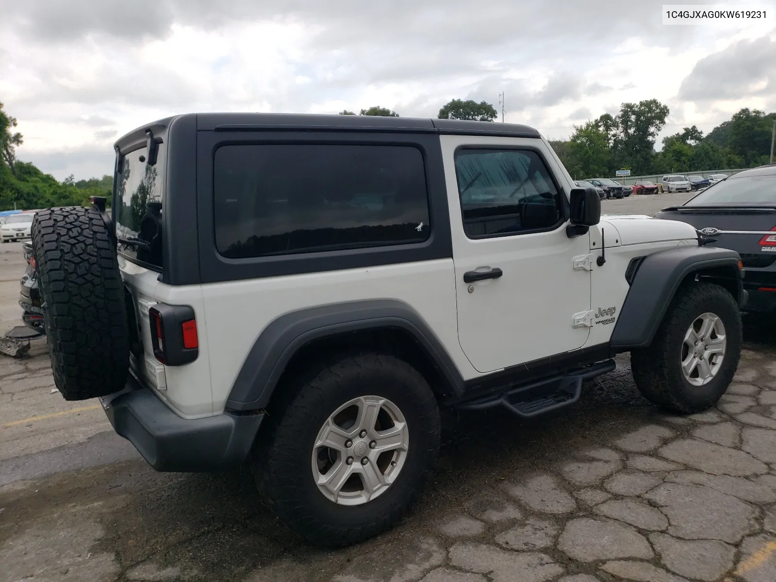 2019 Jeep Wrangler Sport VIN: 1C4GJXAG0KW619231 Lot: 64029204