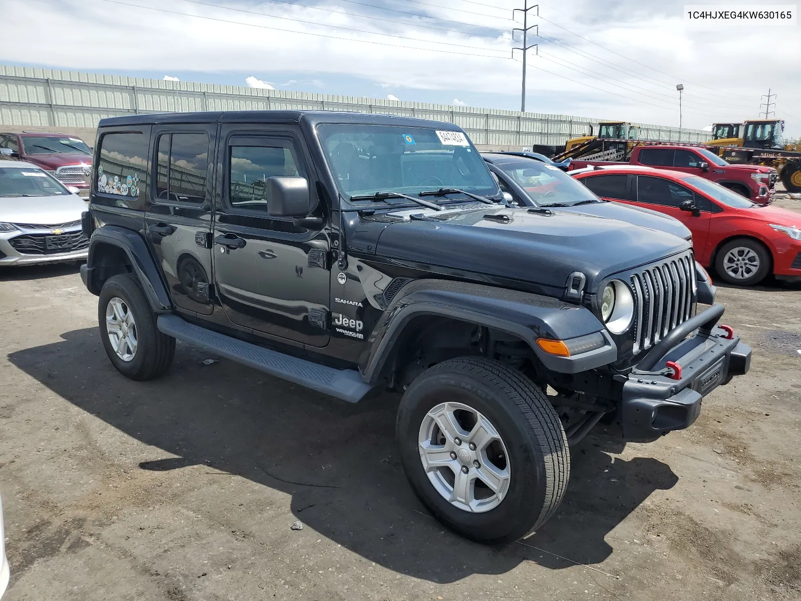 2019 Jeep Wrangler Unlimited Sahara VIN: 1C4HJXEG4KW630165 Lot: 64474834