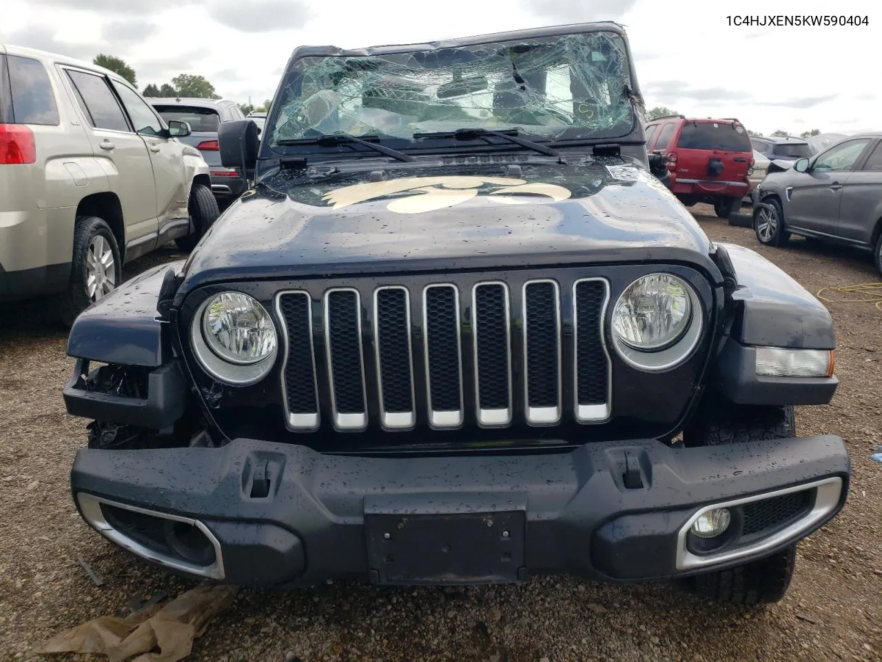 2019 Jeep Wrangler Unlimited Sahara VIN: 1C4HJXEN5KW590404 Lot: 65473944