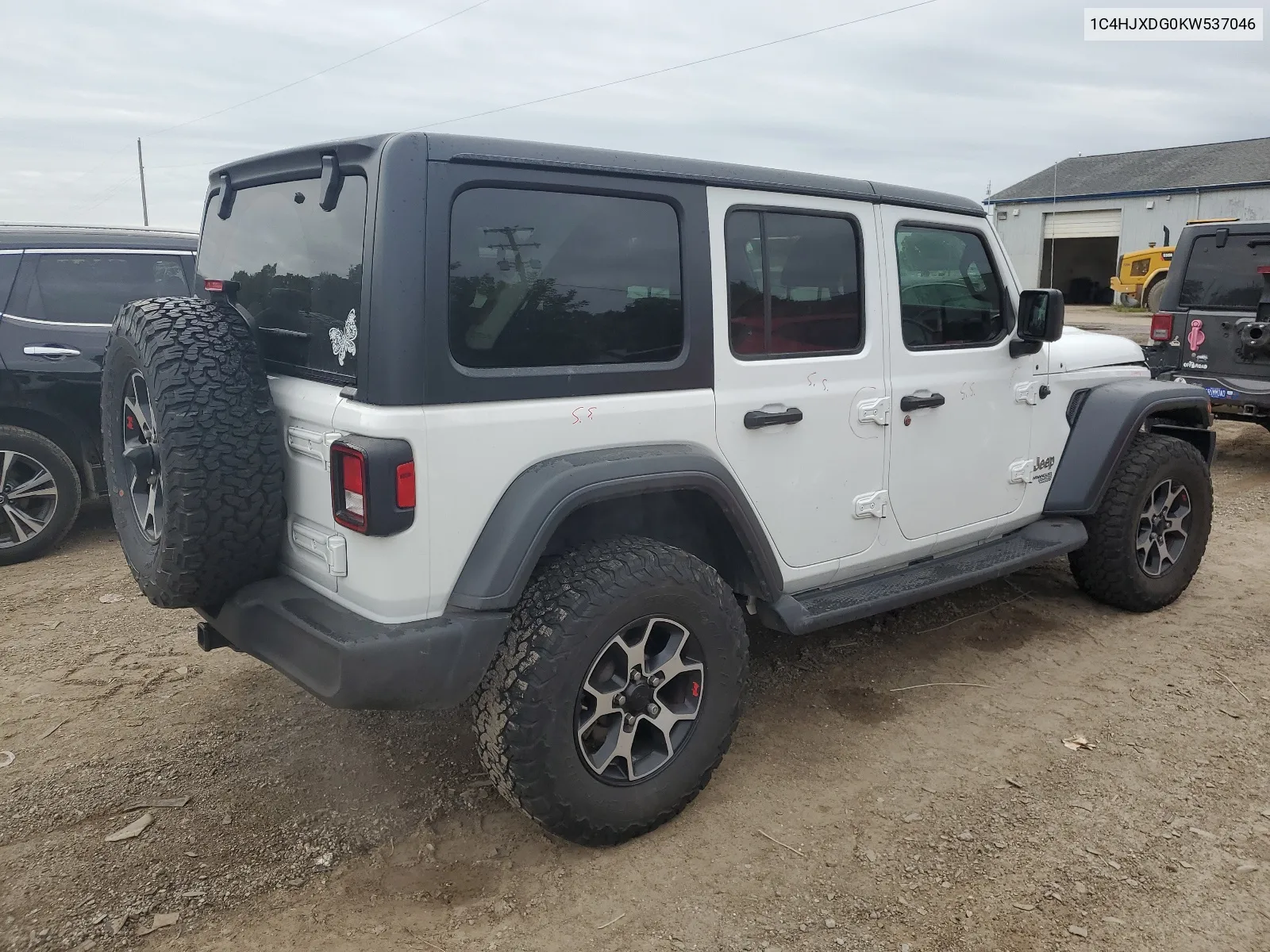 1C4HJXDG0KW537046 2019 Jeep Wrangler Unlimited Sport