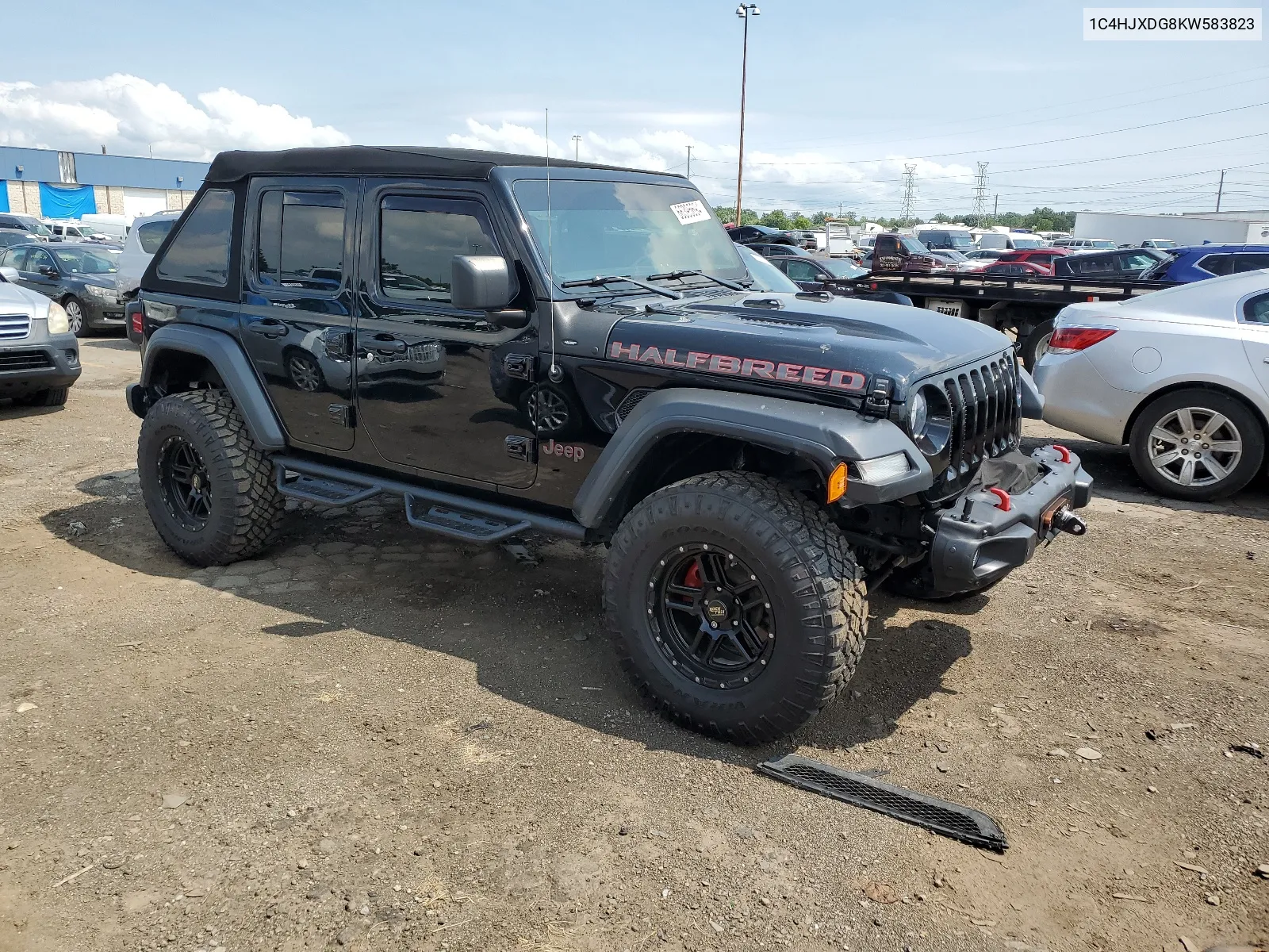 2019 Jeep Wrangler Unlimited Sport VIN: 1C4HJXDG8KW583823 Lot: 66395694