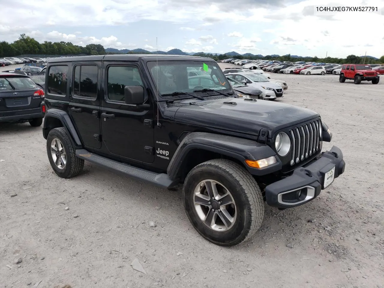 2019 Jeep Wrangler Unlimited Sahara VIN: 1C4HJXEG7KW527791 Lot: 66414864