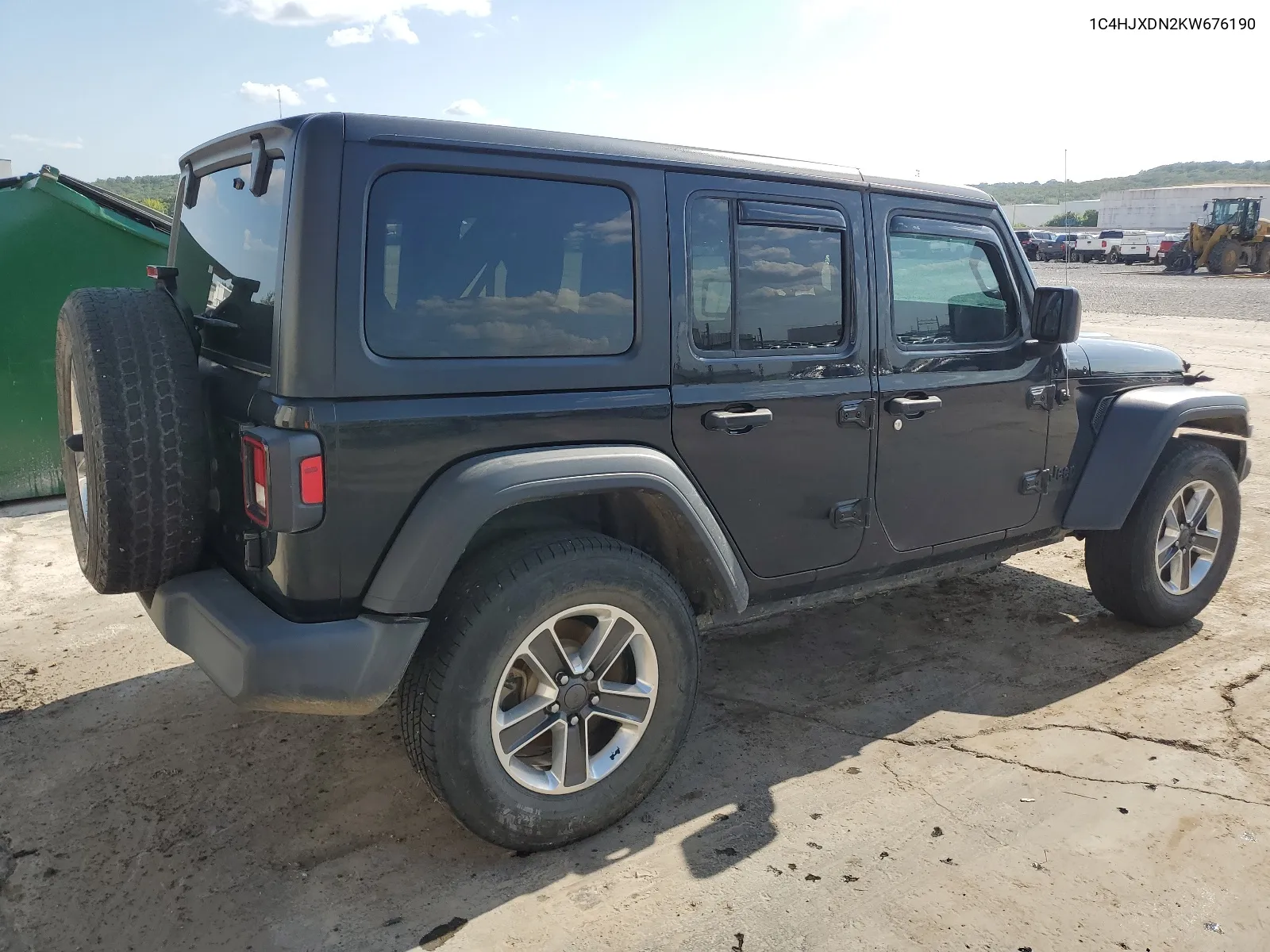 2019 Jeep Wrangler Unlimited Sport VIN: 1C4HJXDN2KW676190 Lot: 66864914