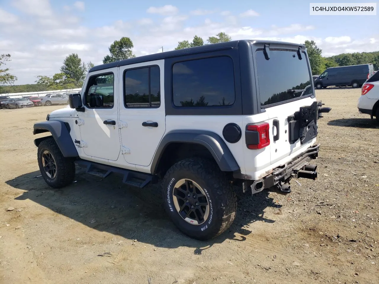 2019 Jeep Wrangler Unlimited Sport VIN: 1C4HJXDG4KW572589 Lot: 67659474