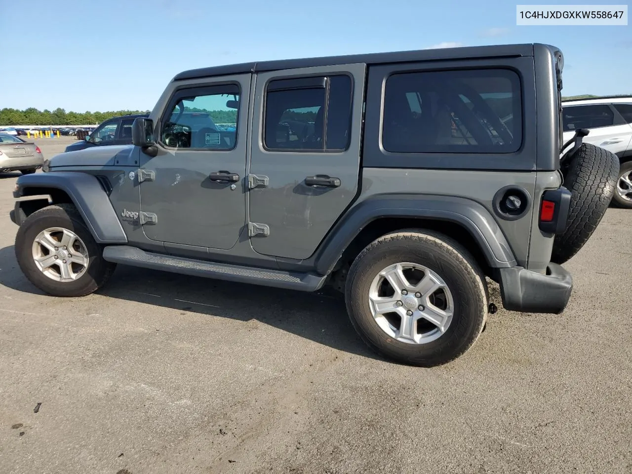 2019 Jeep Wrangler Unlimited Sport VIN: 1C4HJXDGXKW558647 Lot: 67805804