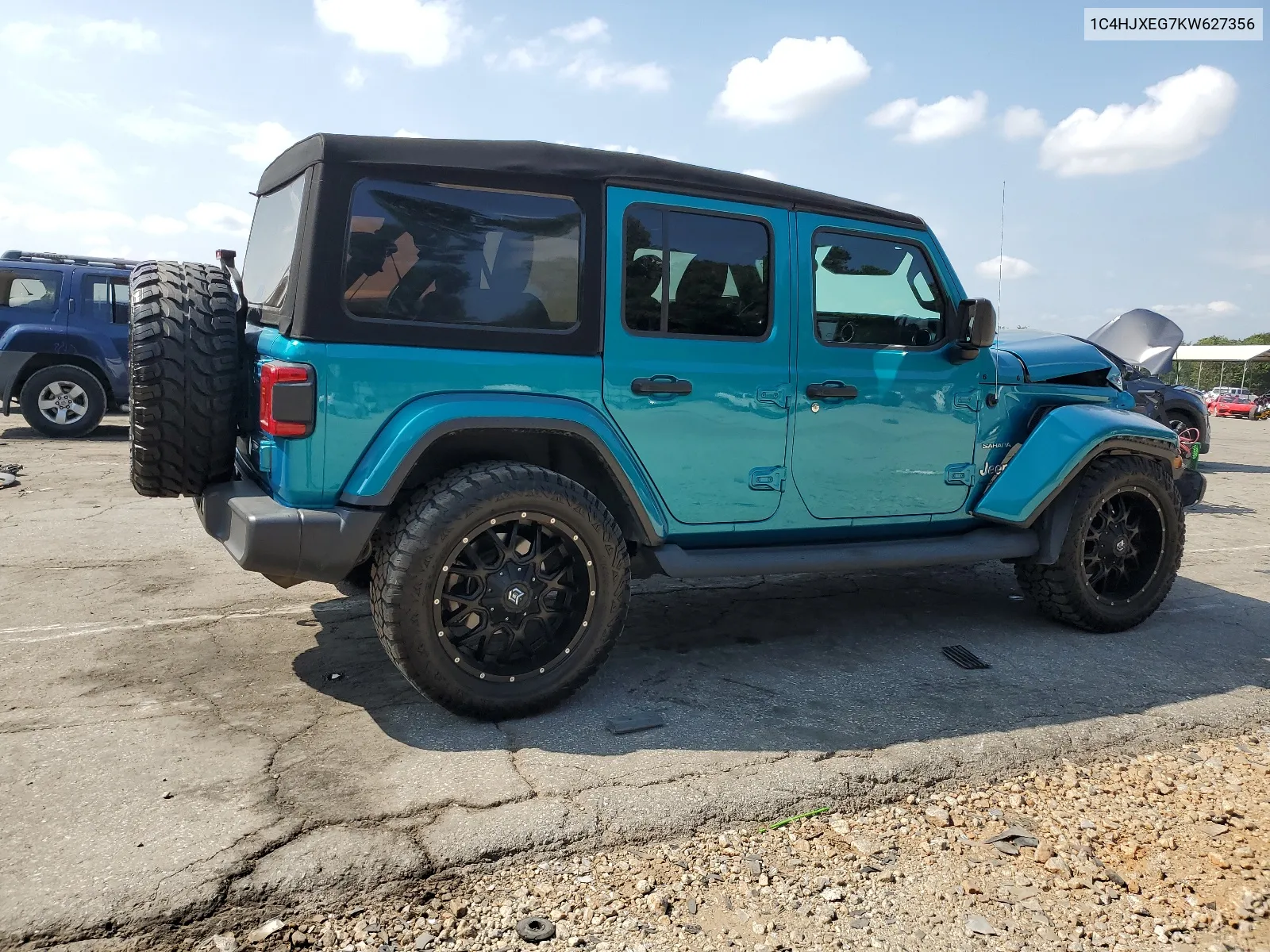 1C4HJXEG7KW627356 2019 Jeep Wrangler Unlimited Sahara