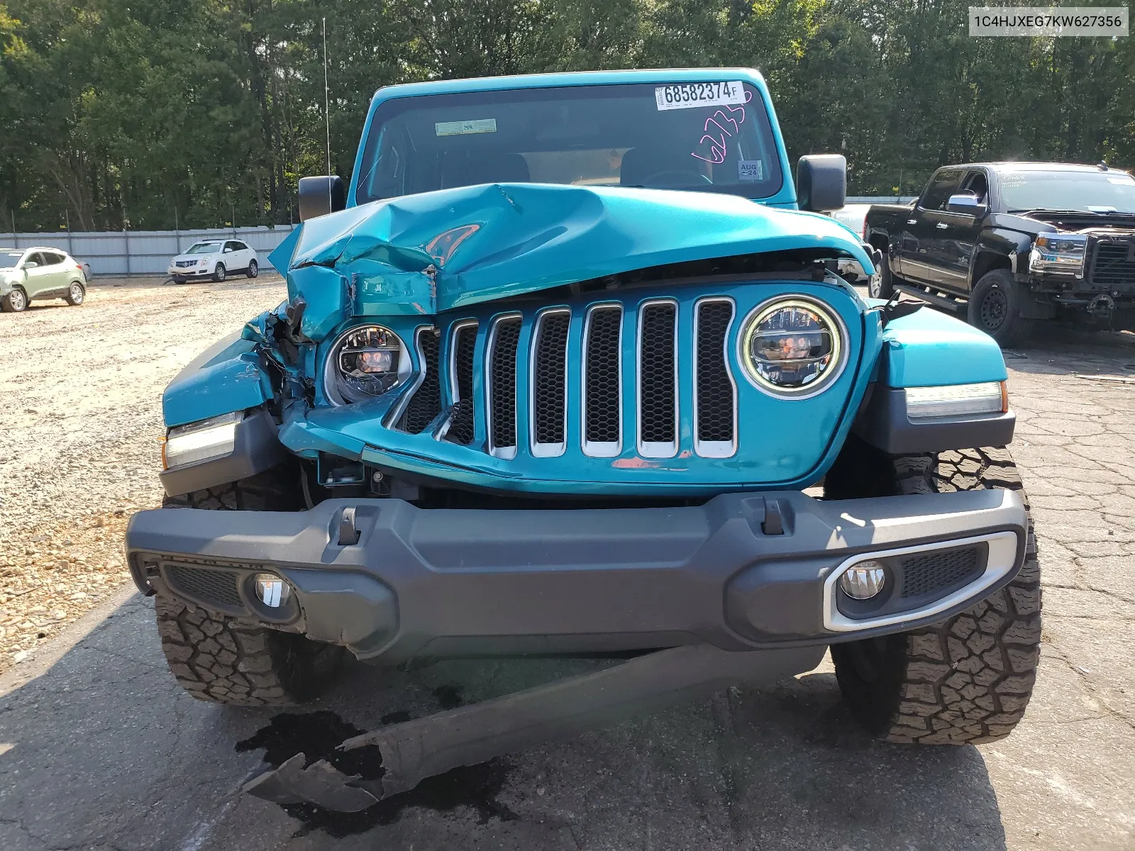 1C4HJXEG7KW627356 2019 Jeep Wrangler Unlimited Sahara