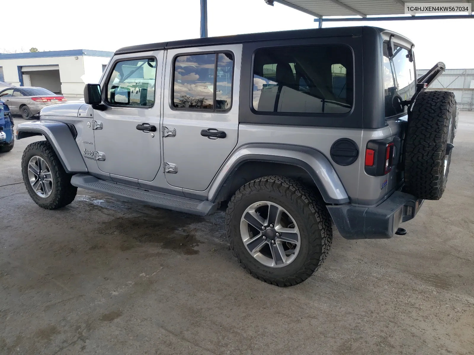 2019 Jeep Wrangler Unlimited Sahara VIN: 1C4HJXEN4KW567034 Lot: 68605404