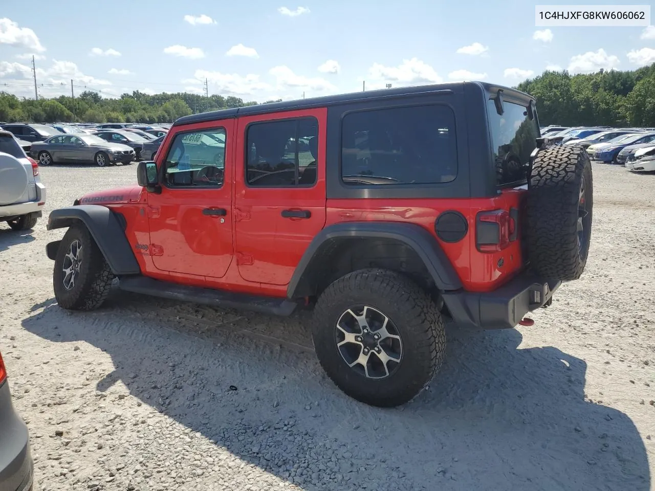 2019 Jeep Wrangler Unlimited Rubicon VIN: 1C4HJXFG8KW606062 Lot: 68751224