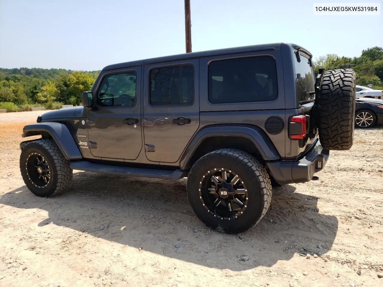 2019 Jeep Wrangler Unlimited Sahara VIN: 1C4HJXEG5KW531984 Lot: 68980674