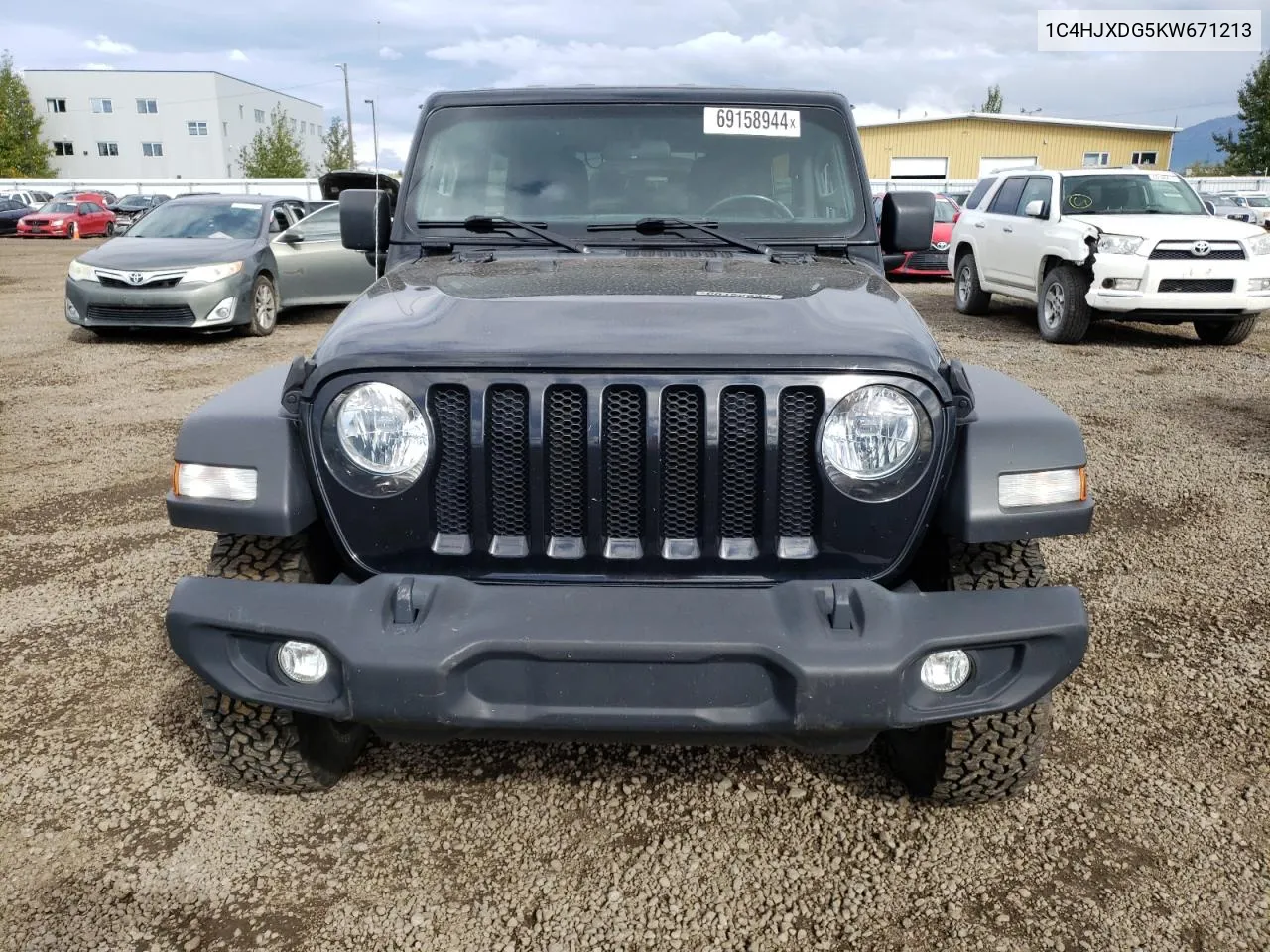 2019 Jeep Wrangler Unlimited Sport VIN: 1C4HJXDG5KW671213 Lot: 69158944