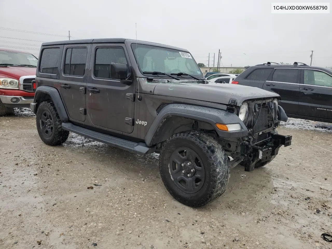 2019 Jeep Wrangler Unlimited Sport VIN: 1C4HJXDG0KW658790 Lot: 69979754