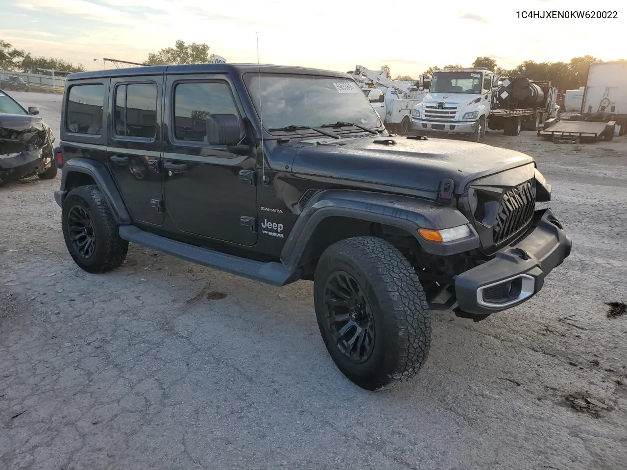 2019 Jeep Wrangler Unlimited Sahara VIN: 1C4HJXEN0KW620022 Lot: 70279834