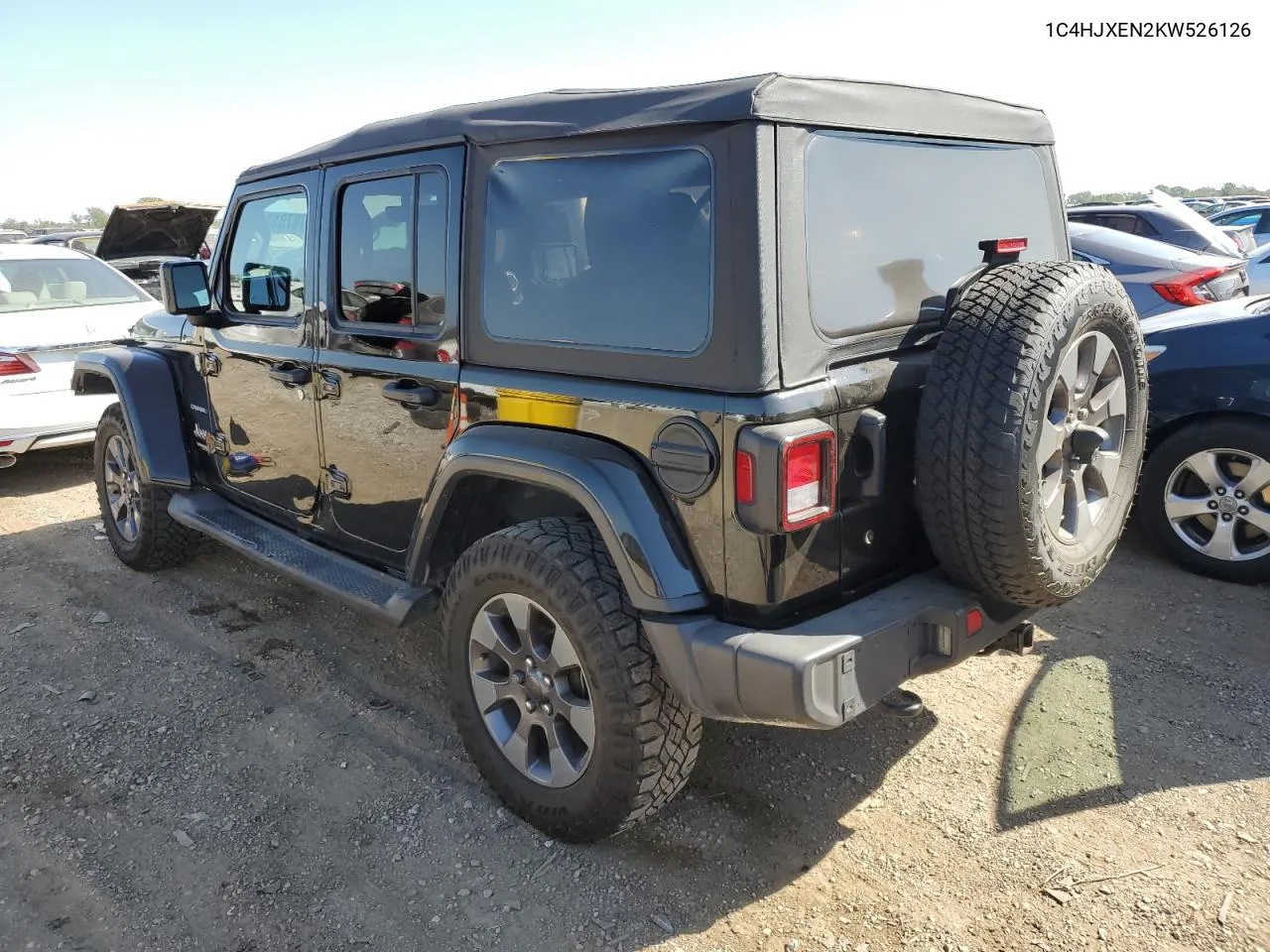 2019 Jeep Wrangler Unlimited Sahara VIN: 1C4HJXEN2KW526126 Lot: 70781314