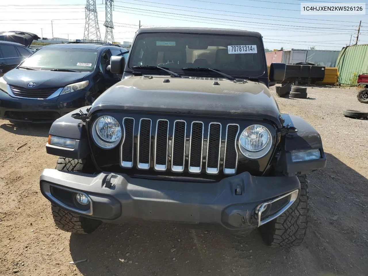 1C4HJXEN2KW526126 2019 Jeep Wrangler Unlimited Sahara