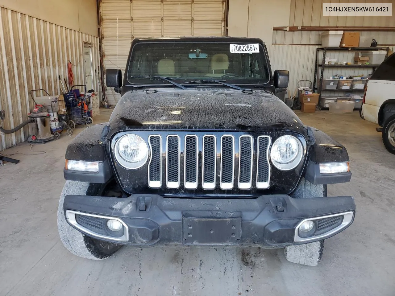 2019 Jeep Wrangler Unlimited Sahara VIN: 1C4HJXEN5KW616421 Lot: 70822854