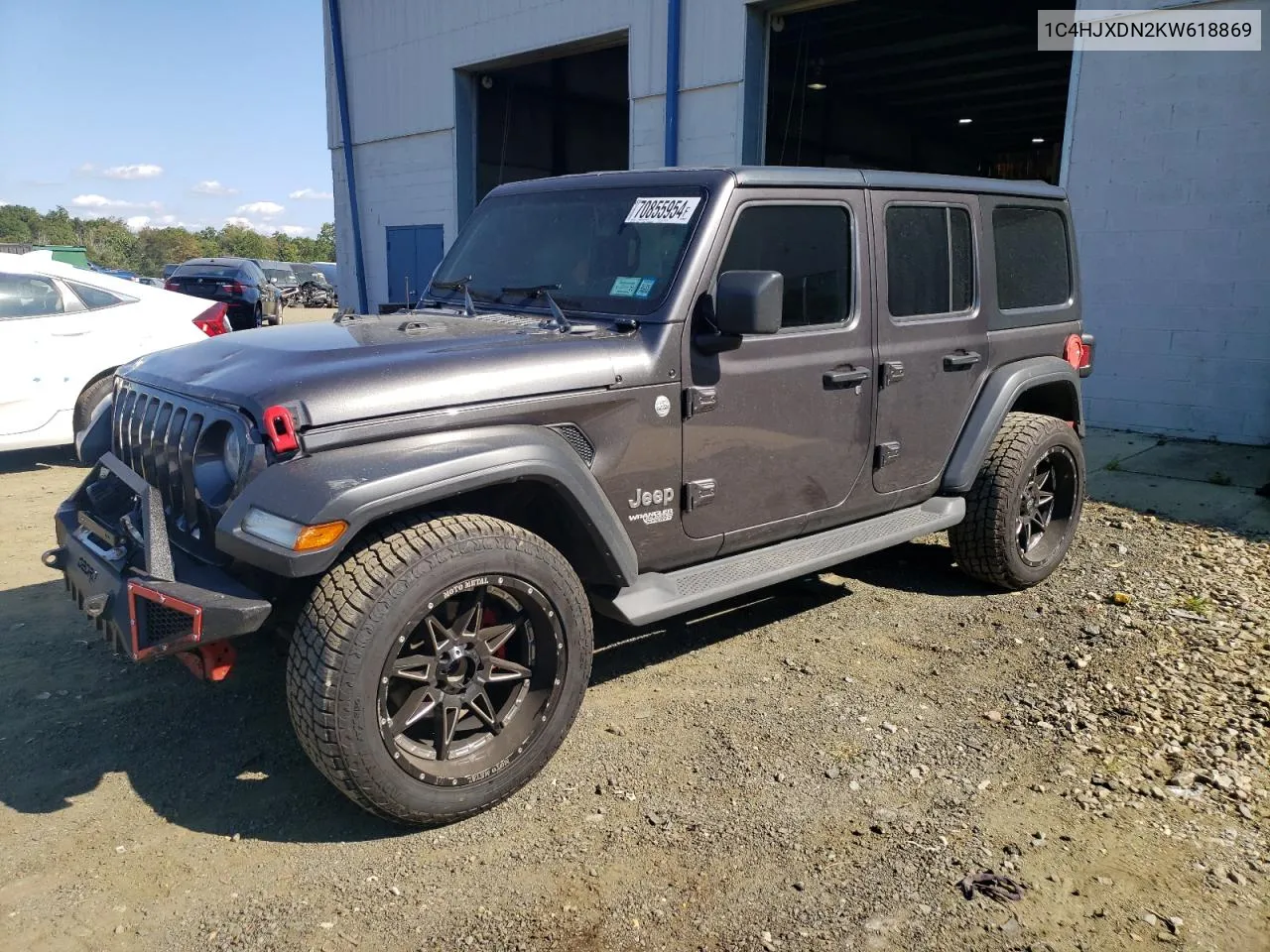 2019 Jeep Wrangler Unlimited Sport VIN: 1C4HJXDN2KW618869 Lot: 70855954