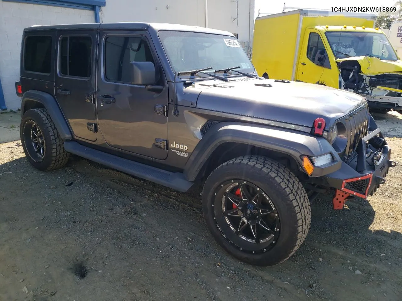 2019 Jeep Wrangler Unlimited Sport VIN: 1C4HJXDN2KW618869 Lot: 70855954