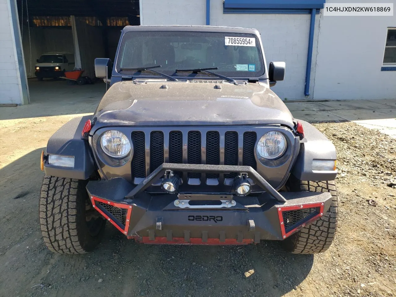 2019 Jeep Wrangler Unlimited Sport VIN: 1C4HJXDN2KW618869 Lot: 70855954