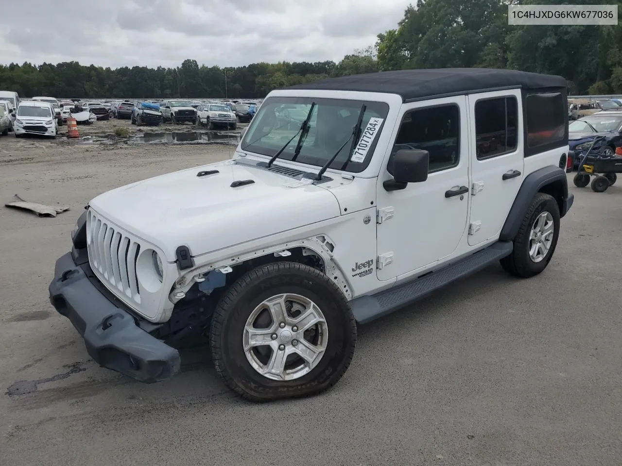 1C4HJXDG6KW677036 2019 Jeep Wrangler Unlimited Sport