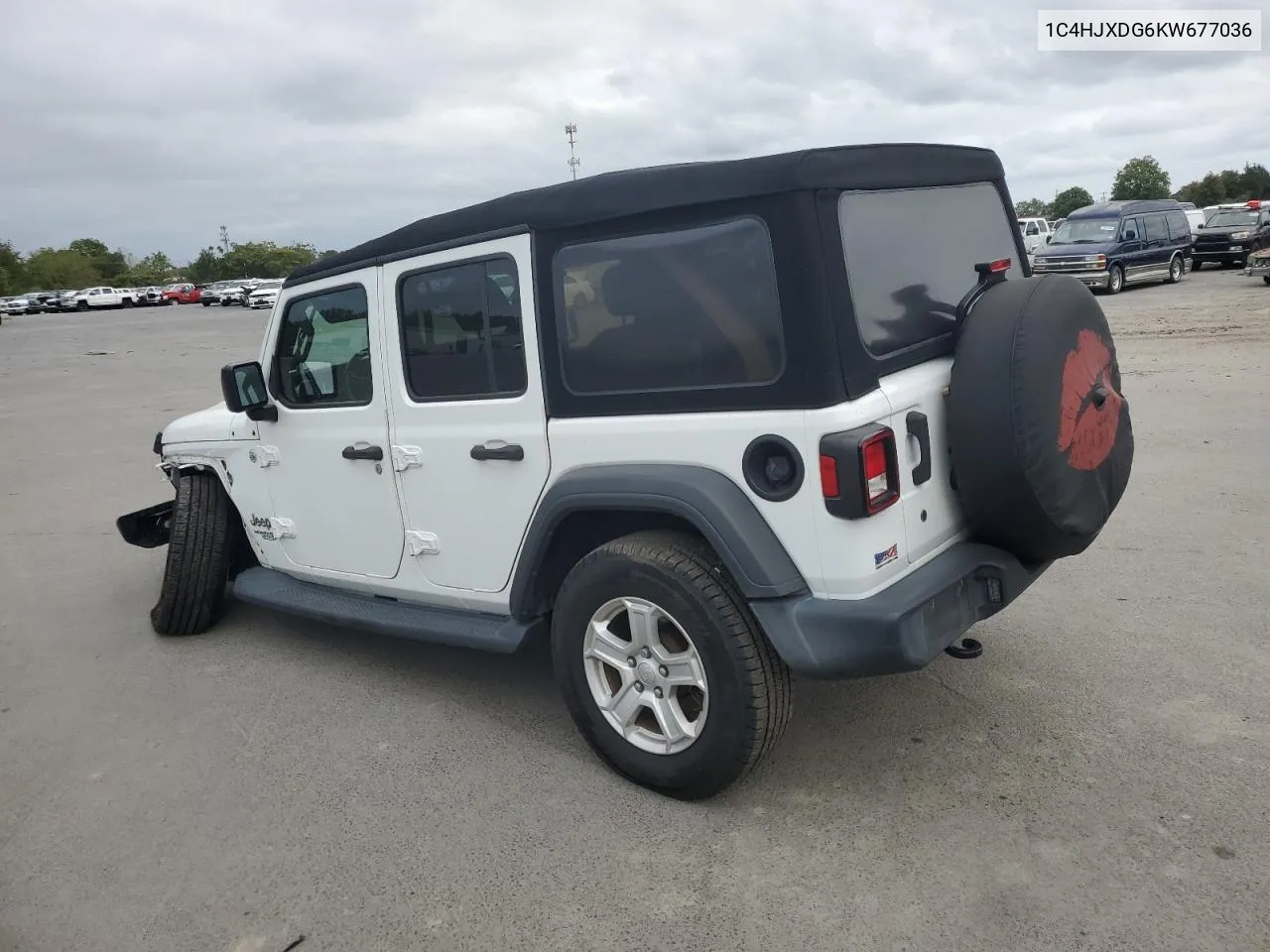 2019 Jeep Wrangler Unlimited Sport VIN: 1C4HJXDG6KW677036 Lot: 71077284