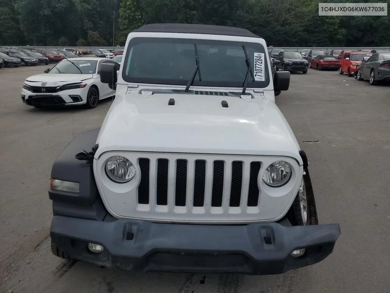 2019 Jeep Wrangler Unlimited Sport VIN: 1C4HJXDG6KW677036 Lot: 71077284