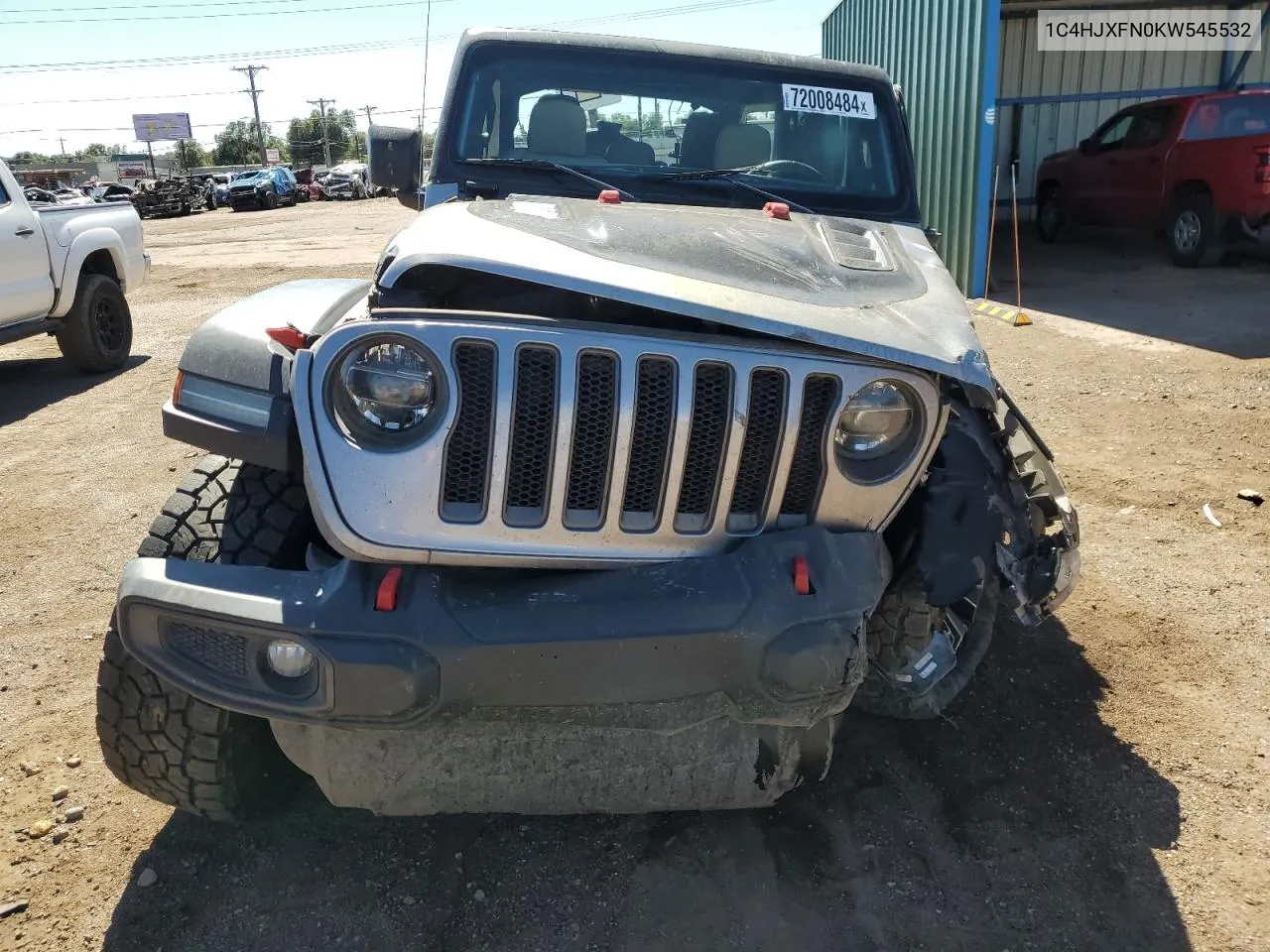 2019 Jeep Wrangler Unlimited Rubicon VIN: 1C4HJXFN0KW545532 Lot: 72008484