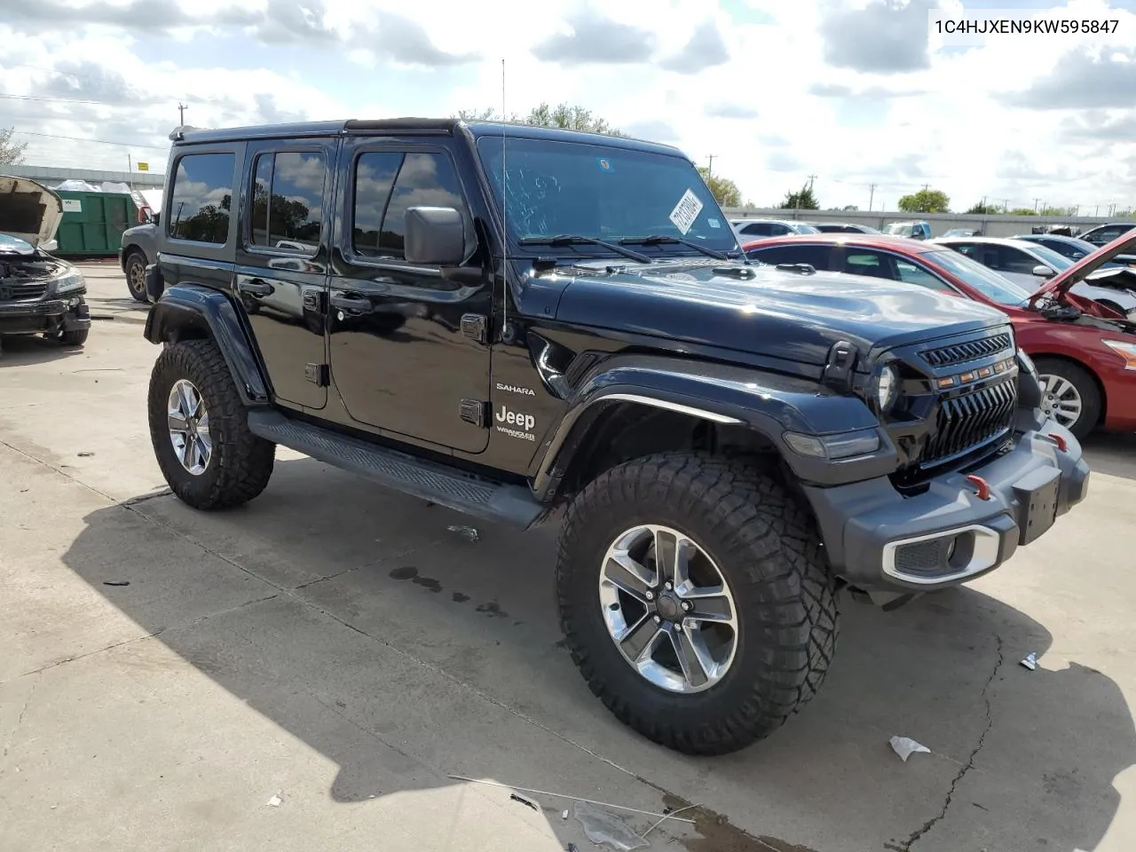 2019 Jeep Wrangler Unlimited Sahara VIN: 1C4HJXEN9KW595847 Lot: 72137804