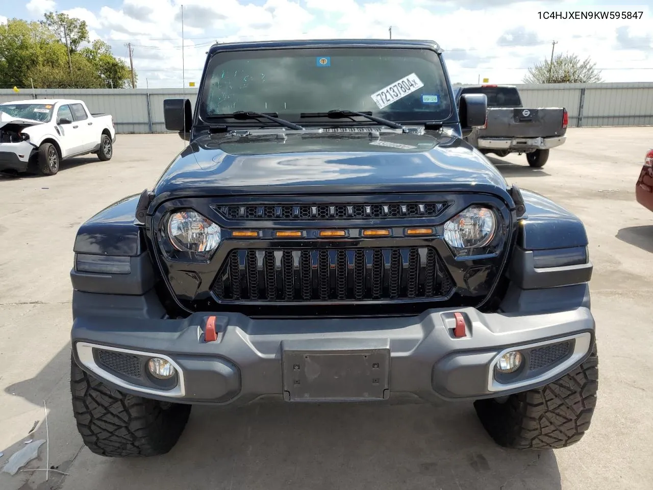 2019 Jeep Wrangler Unlimited Sahara VIN: 1C4HJXEN9KW595847 Lot: 72137804