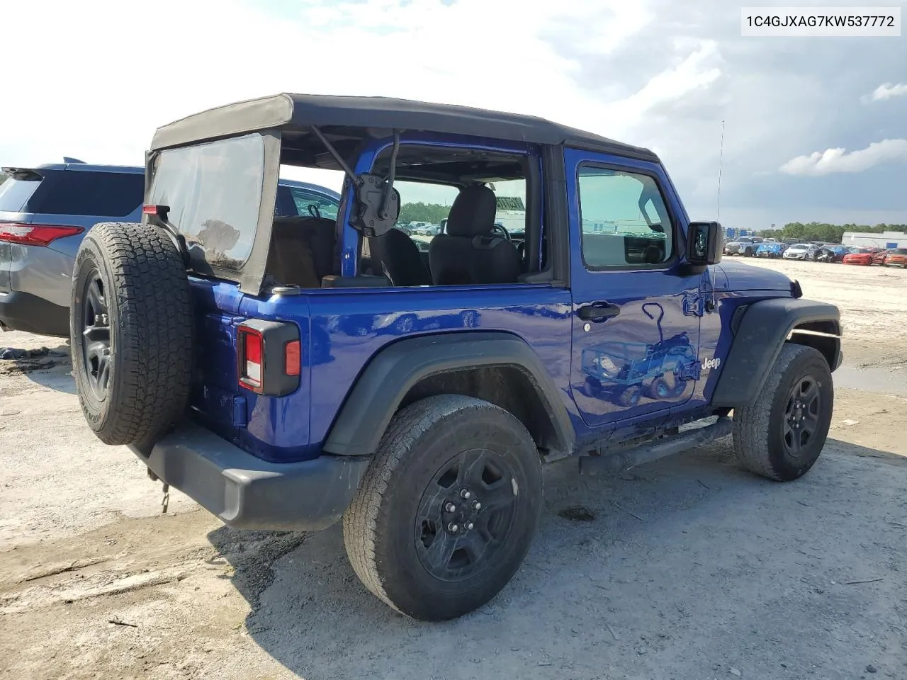 2019 Jeep Wrangler Sport VIN: 1C4GJXAG7KW537772 Lot: 72577754