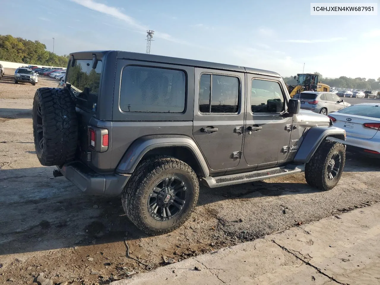 2019 Jeep Wrangler Unlimited Sahara VIN: 1C4HJXEN4KW687951 Lot: 72885064