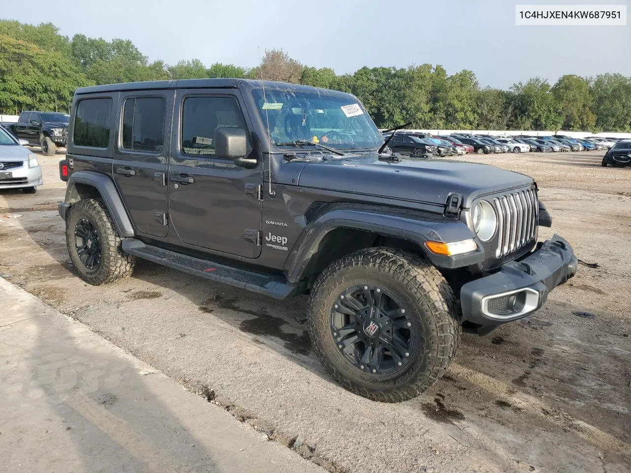 2019 Jeep Wrangler Unlimited Sahara VIN: 1C4HJXEN4KW687951 Lot: 72885064