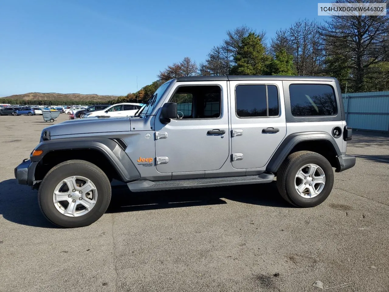 2019 Jeep Wrangler Unlimited Sport VIN: 1C4HJXDG0KW646302 Lot: 73126084