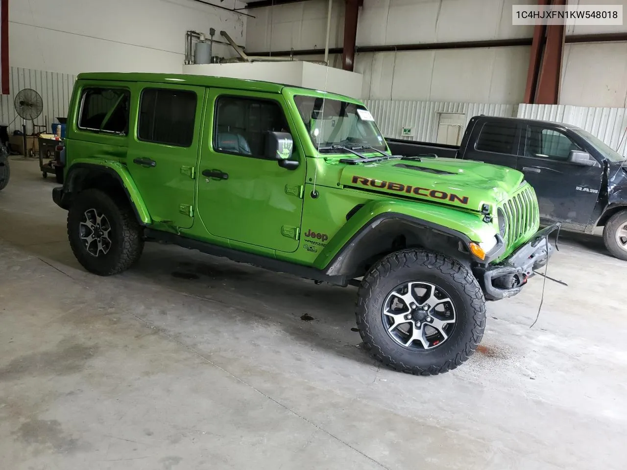 2019 Jeep Wrangler Unlimited Rubicon VIN: 1C4HJXFN1KW548018 Lot: 73237704