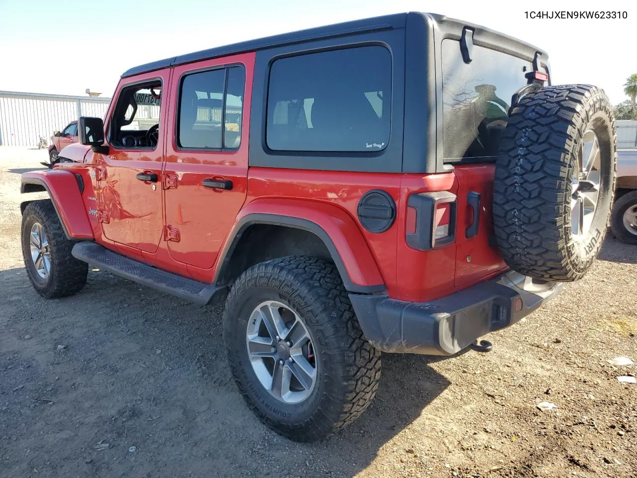 2019 Jeep Wrangler Unlimited Sahara VIN: 1C4HJXEN9KW623310 Lot: 73710044