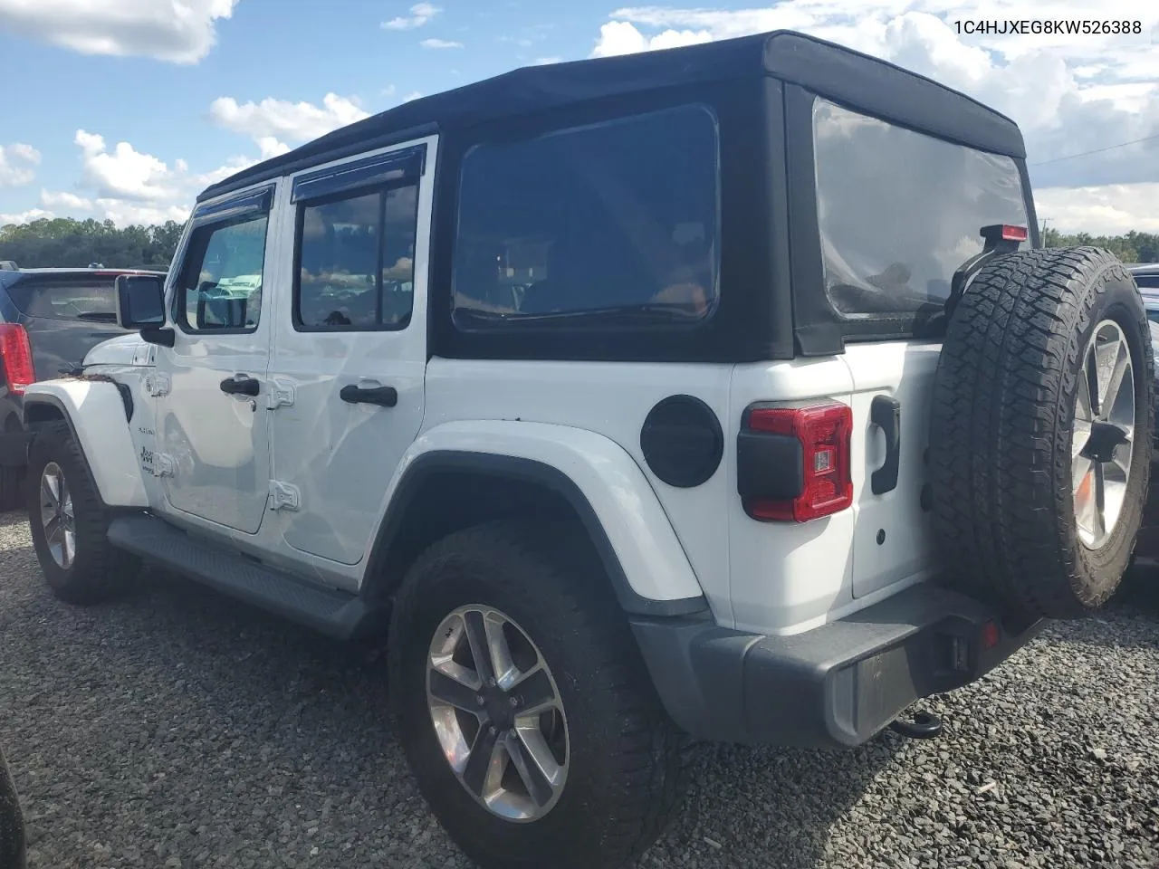 2019 Jeep Wrangler Unlimited Sahara VIN: 1C4HJXEG8KW526388 Lot: 73857544