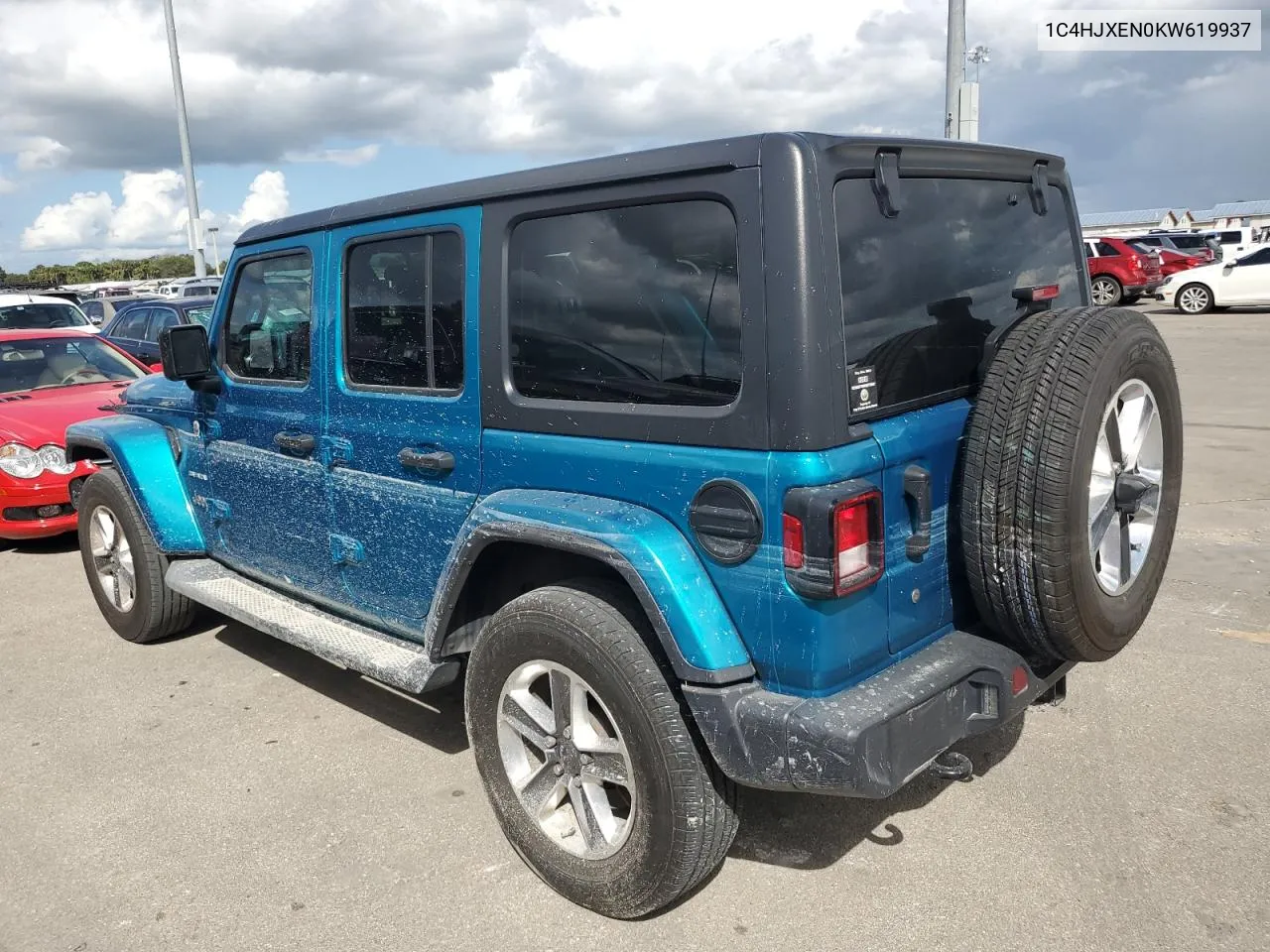 2019 Jeep Wrangler Unlimited Sahara VIN: 1C4HJXEN0KW619937 Lot: 73950844