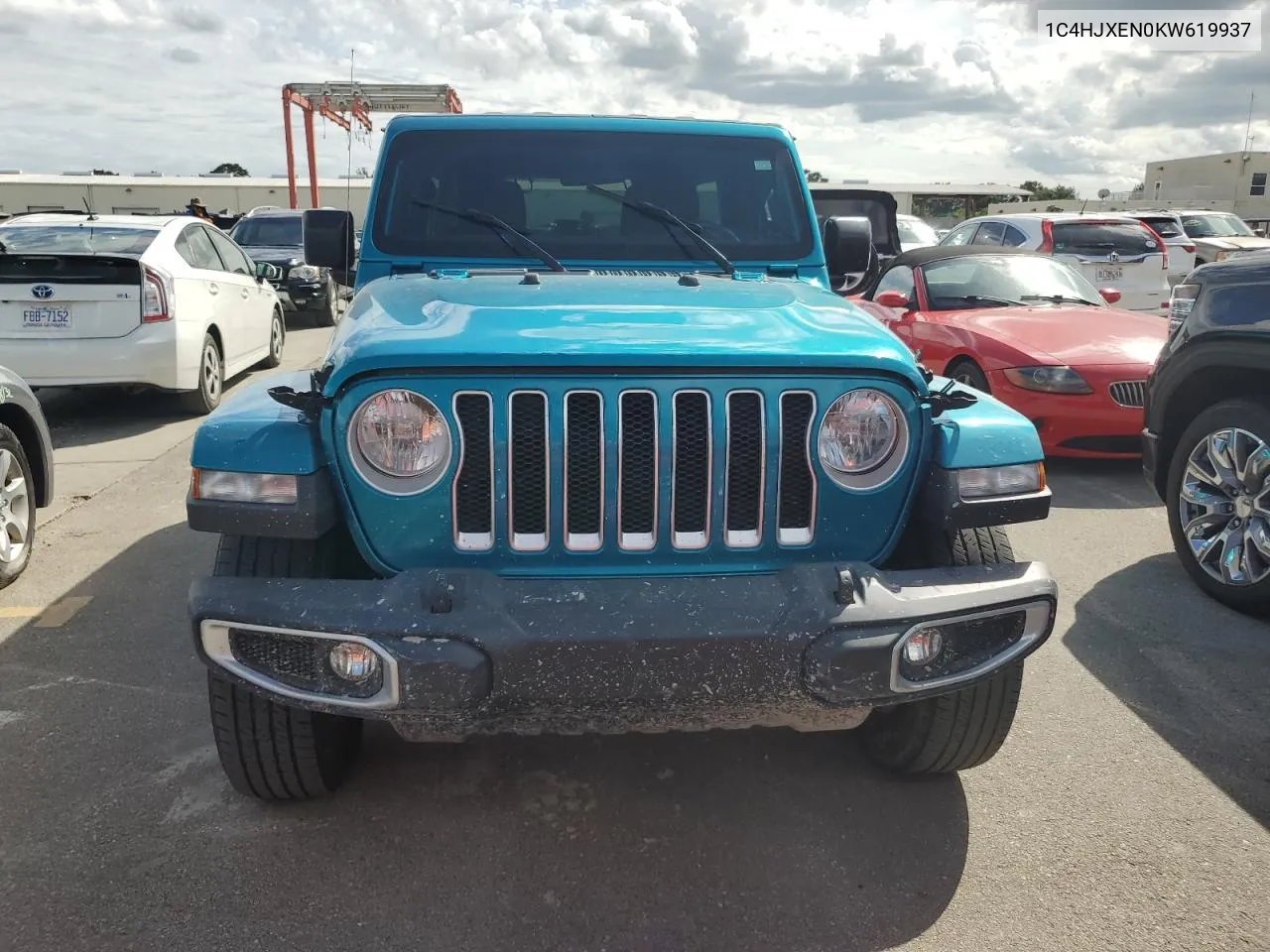 2019 Jeep Wrangler Unlimited Sahara VIN: 1C4HJXEN0KW619937 Lot: 73950844