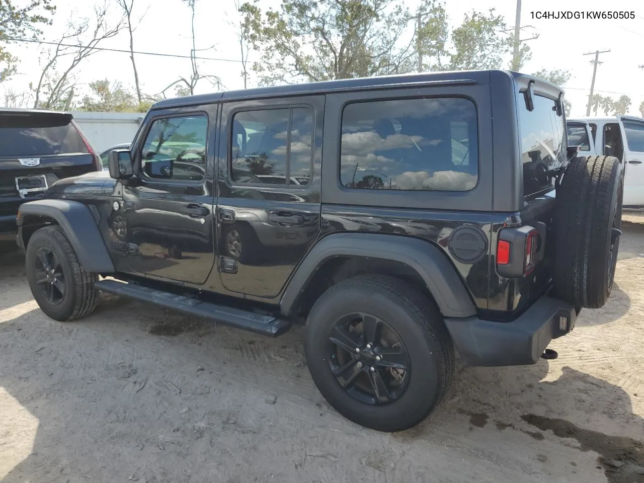 2019 Jeep Wrangler Unlimited Sport VIN: 1C4HJXDG1KW650505 Lot: 74000684