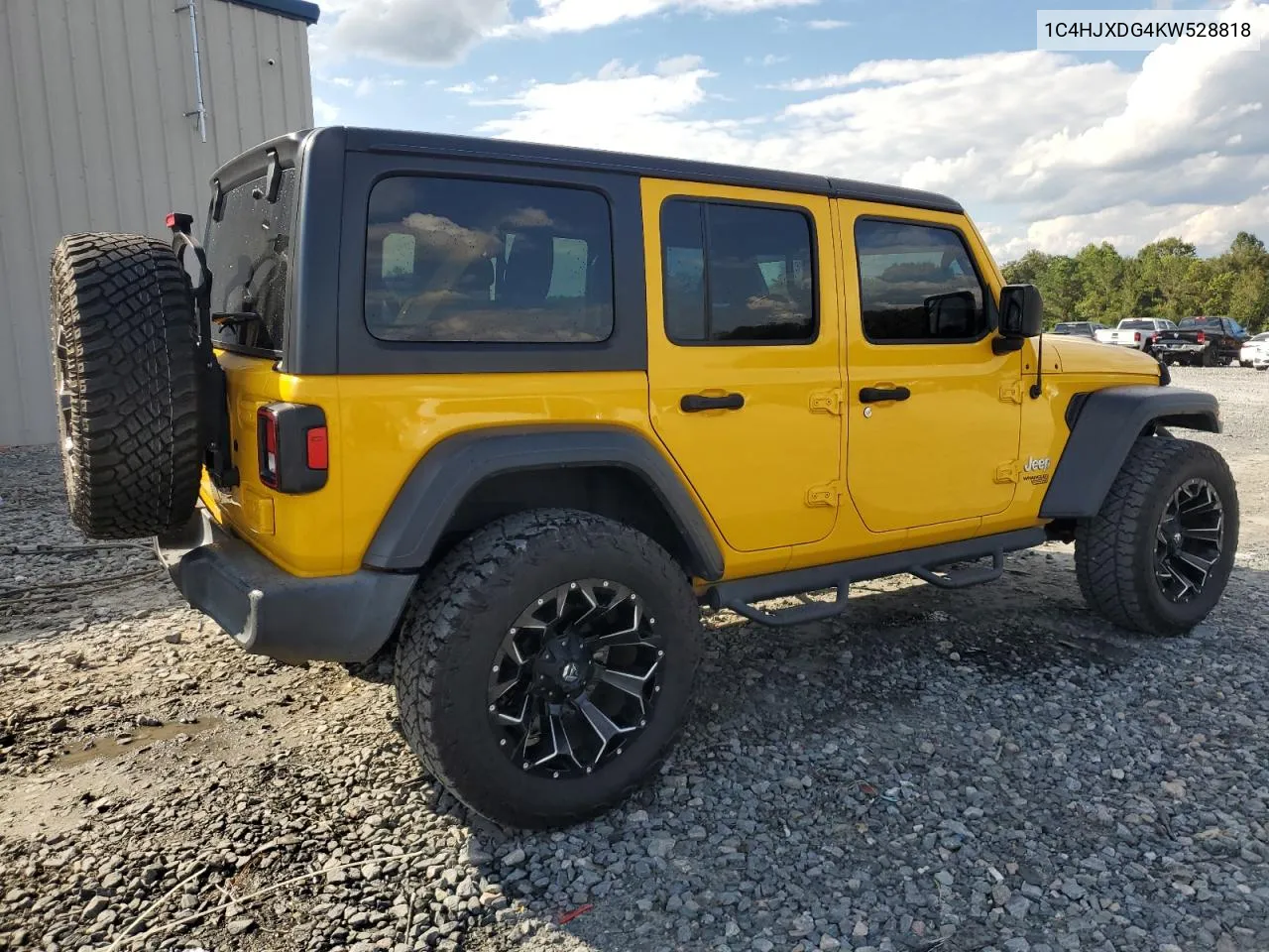 2019 Jeep Wrangler Unlimited Sport VIN: 1C4HJXDG4KW528818 Lot: 74019694