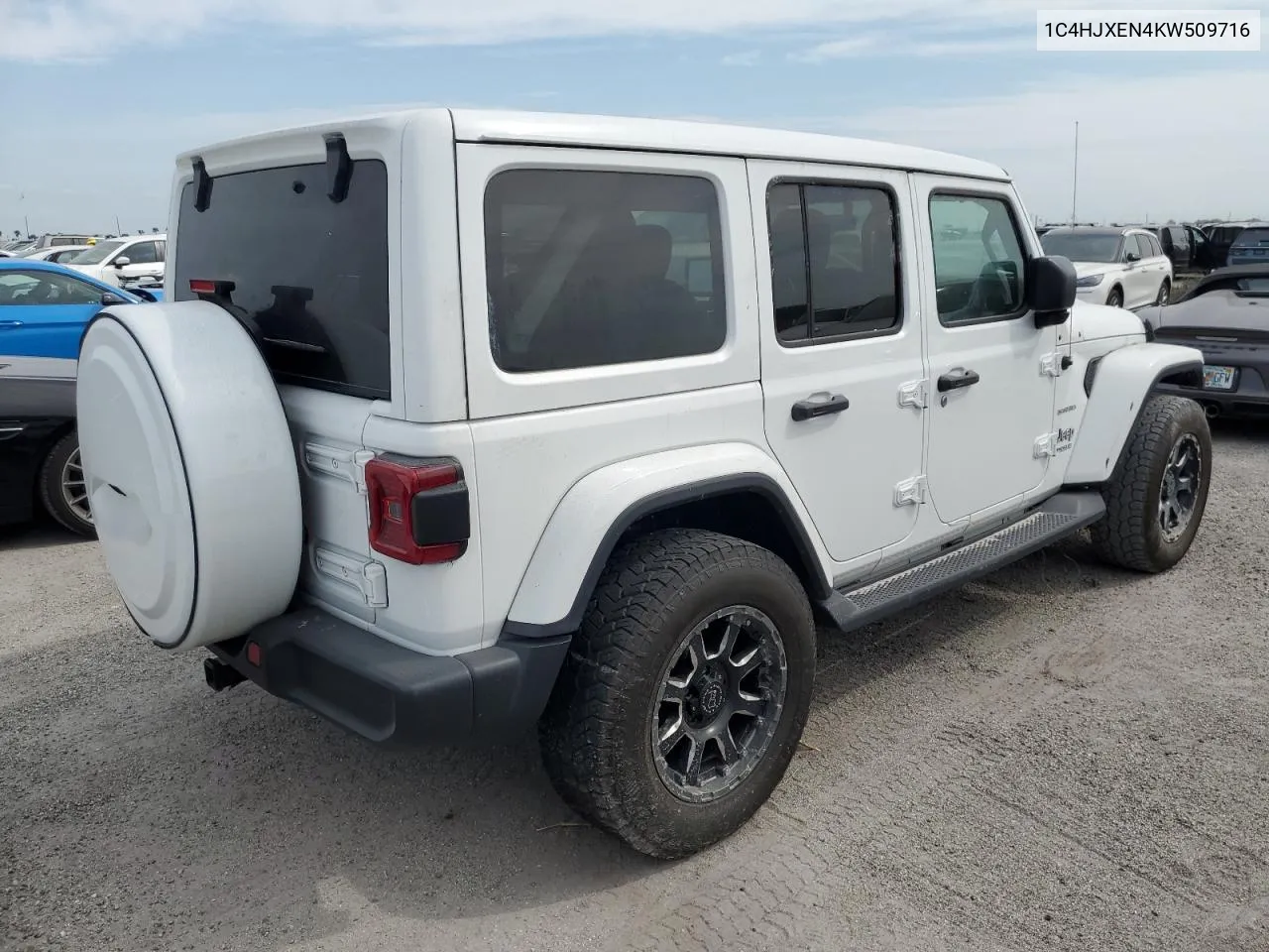 2019 Jeep Wrangler Unlimited Sahara VIN: 1C4HJXEN4KW509716 Lot: 74115264