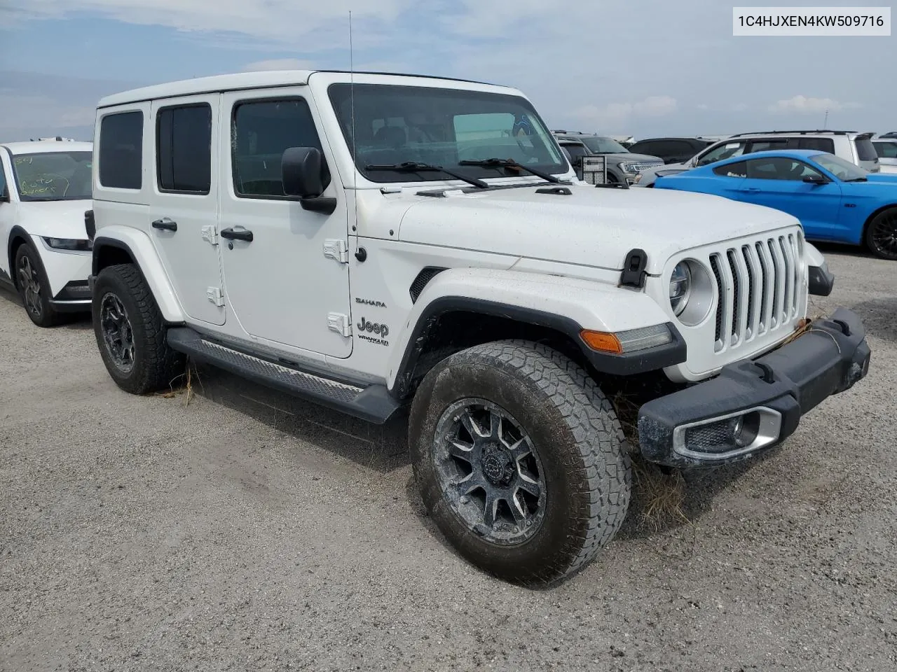 2019 Jeep Wrangler Unlimited Sahara VIN: 1C4HJXEN4KW509716 Lot: 74115264